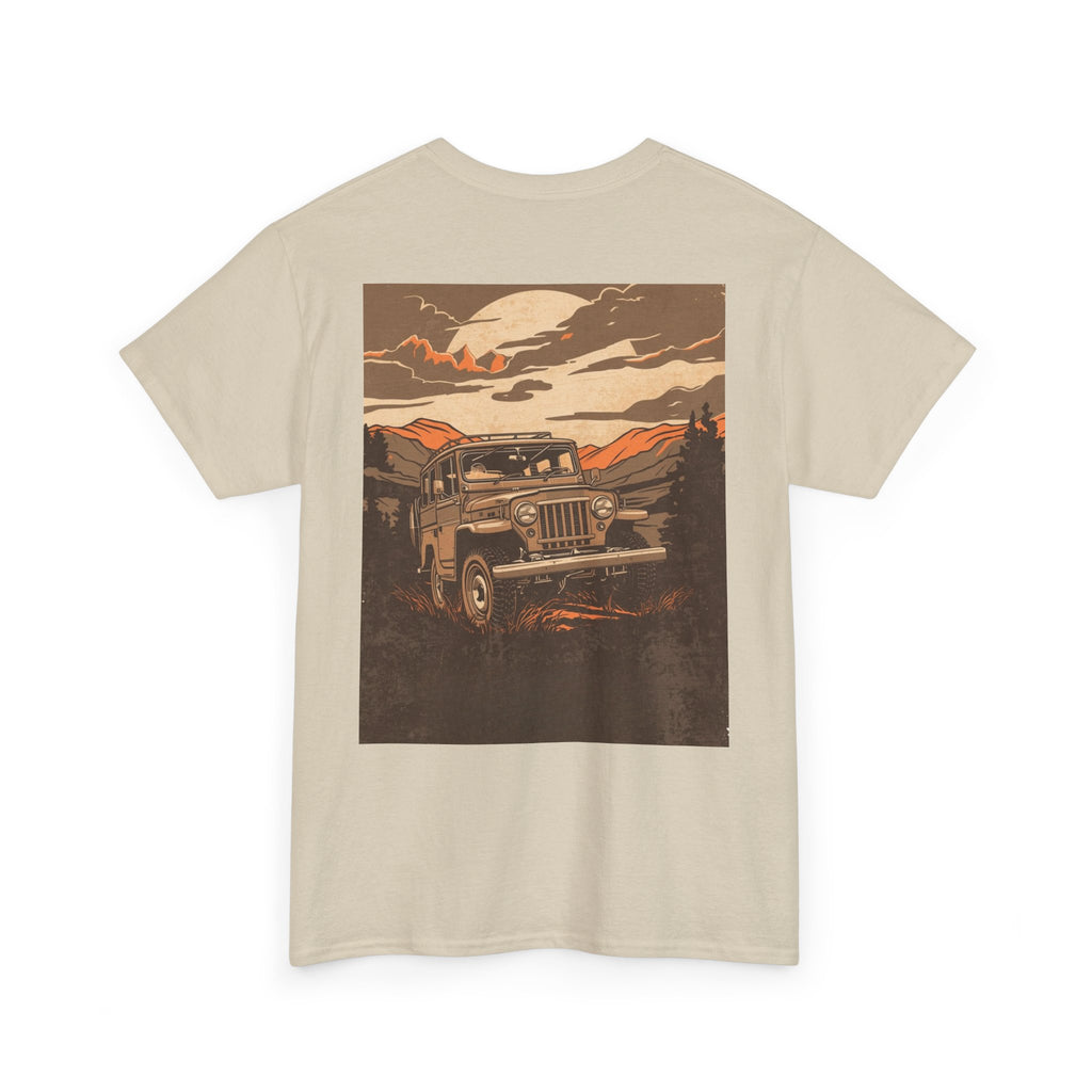 Adventure Jeep Tee — Vintage Off‑Road Sunset Graphic T-Shirt