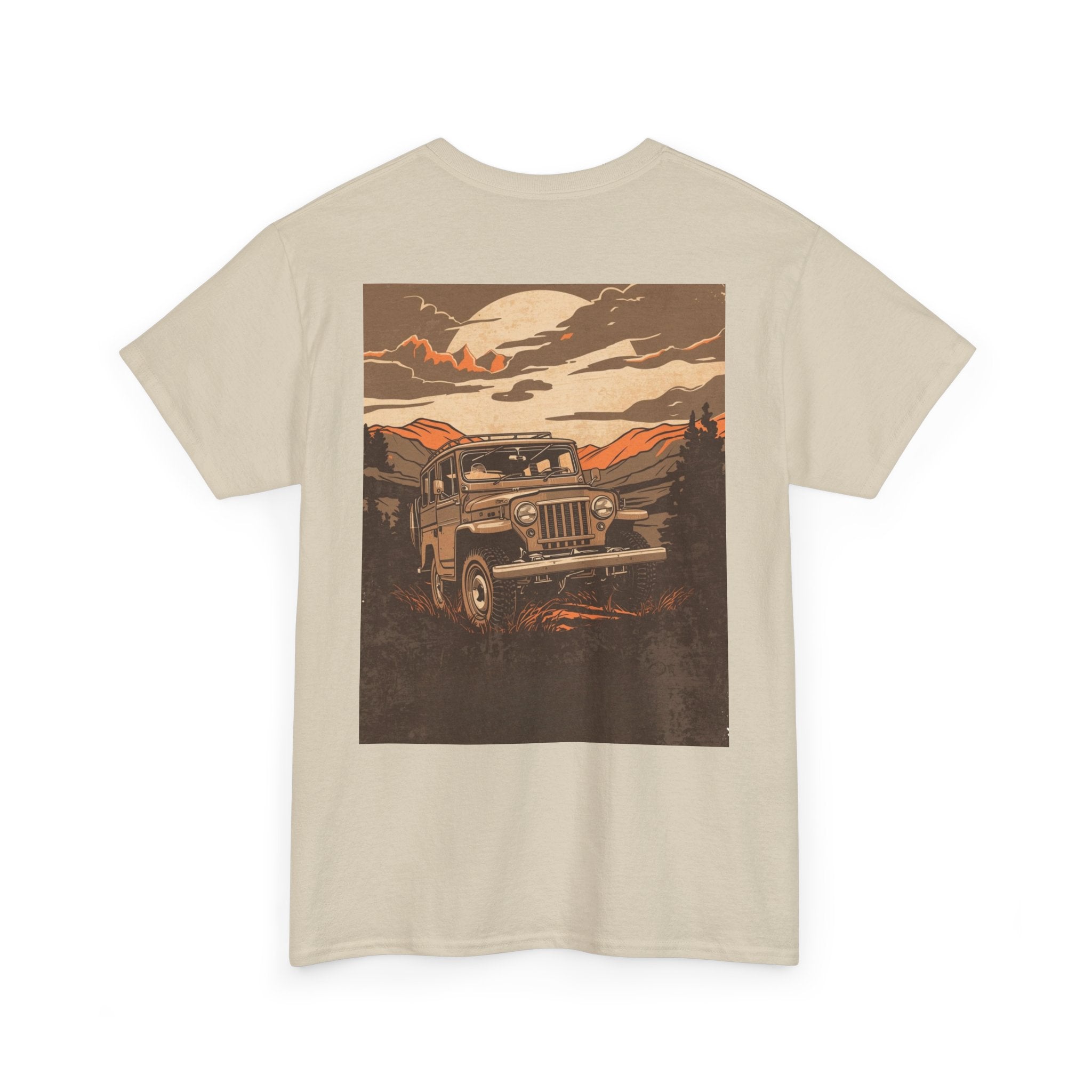 Adventure Jeep Tee — Vintage Off‑Road Sunset Graphic T-Shirt