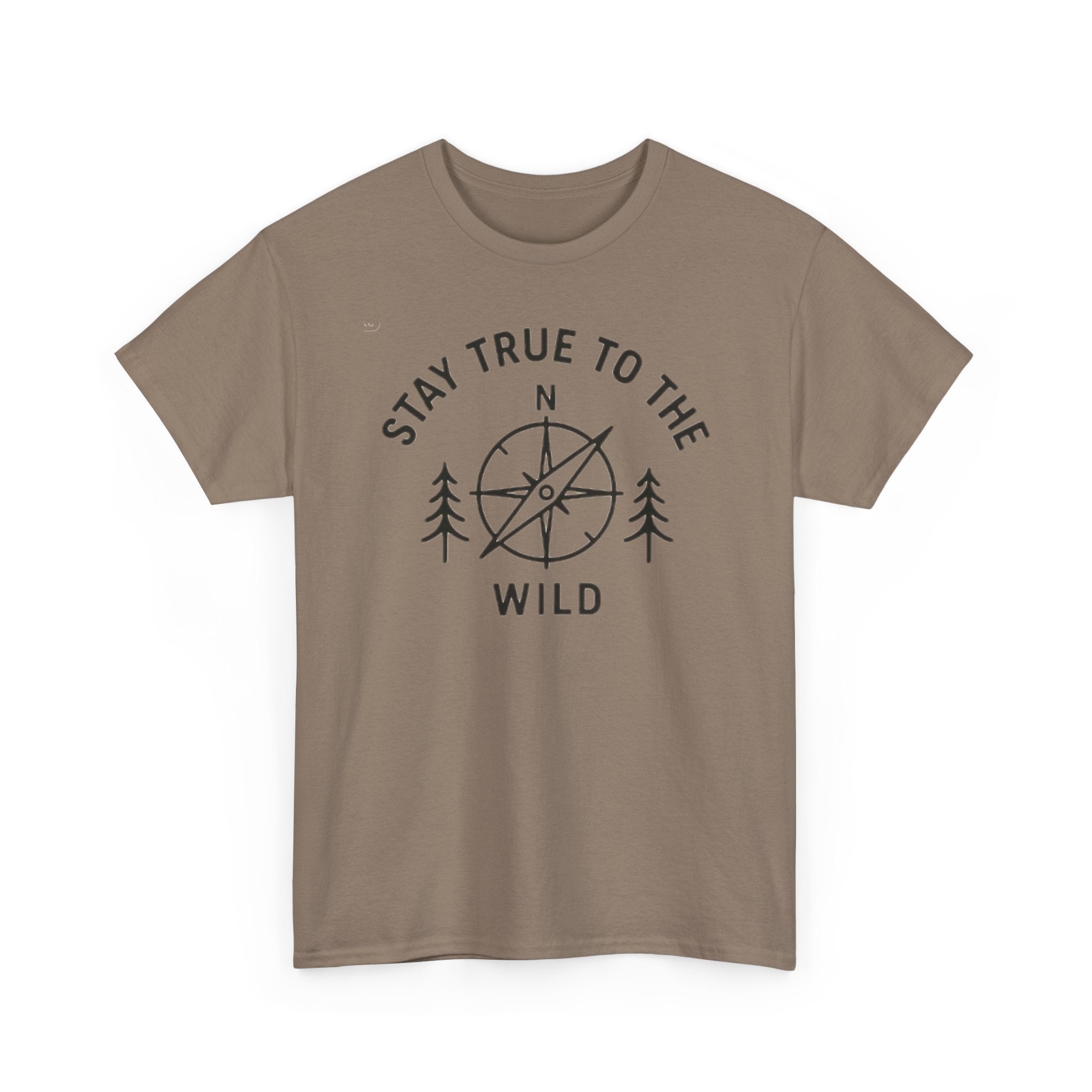 Stay True to the Wild T-Shirt — Compass & Trees Outdoor Adventure Tee