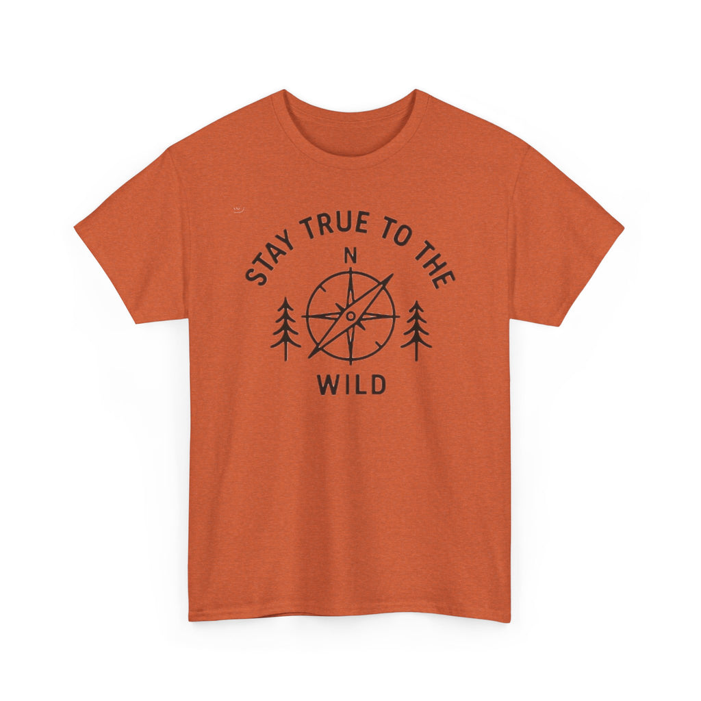 Stay True to the Wild T-Shirt — Compass & Trees Outdoor Adventure Tee