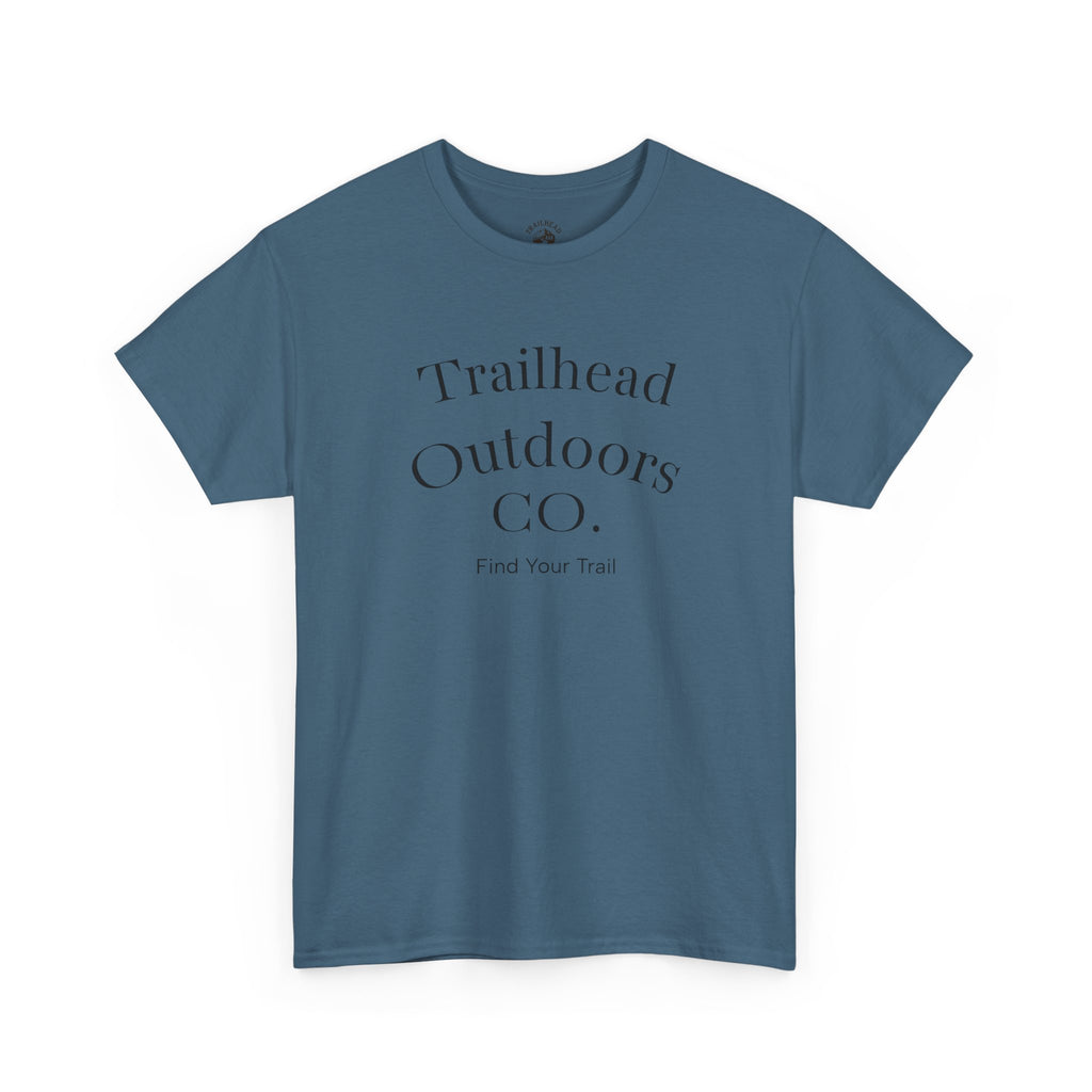 Trailhead Outdoors Co. Mountain Graphic Tee — Neutral Adventure T-Shirt for Hikers & Campers
