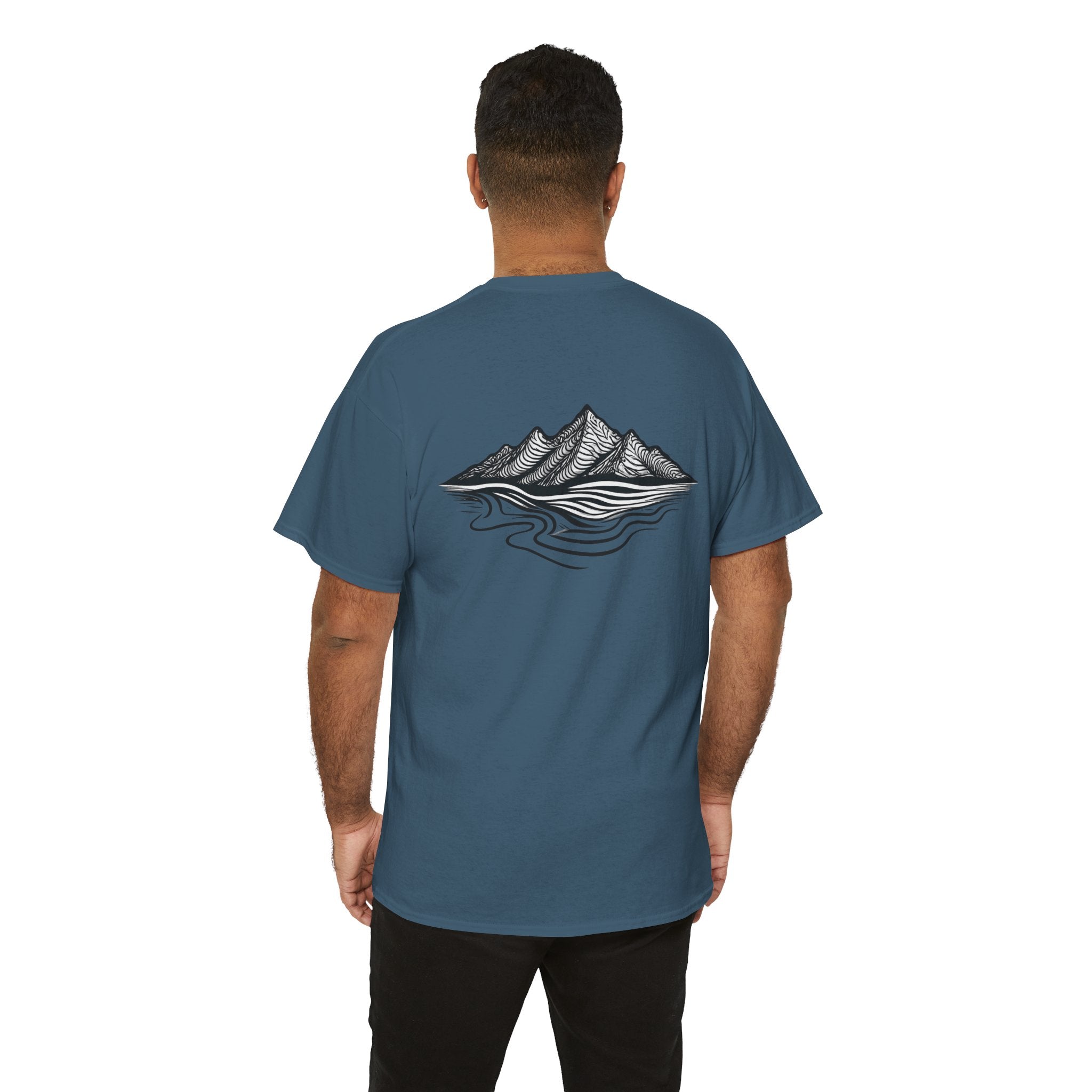 Trailhead Outdoors Co. Mountain Graphic Tee — Neutral Adventure T-Shirt for Hikers & Campers