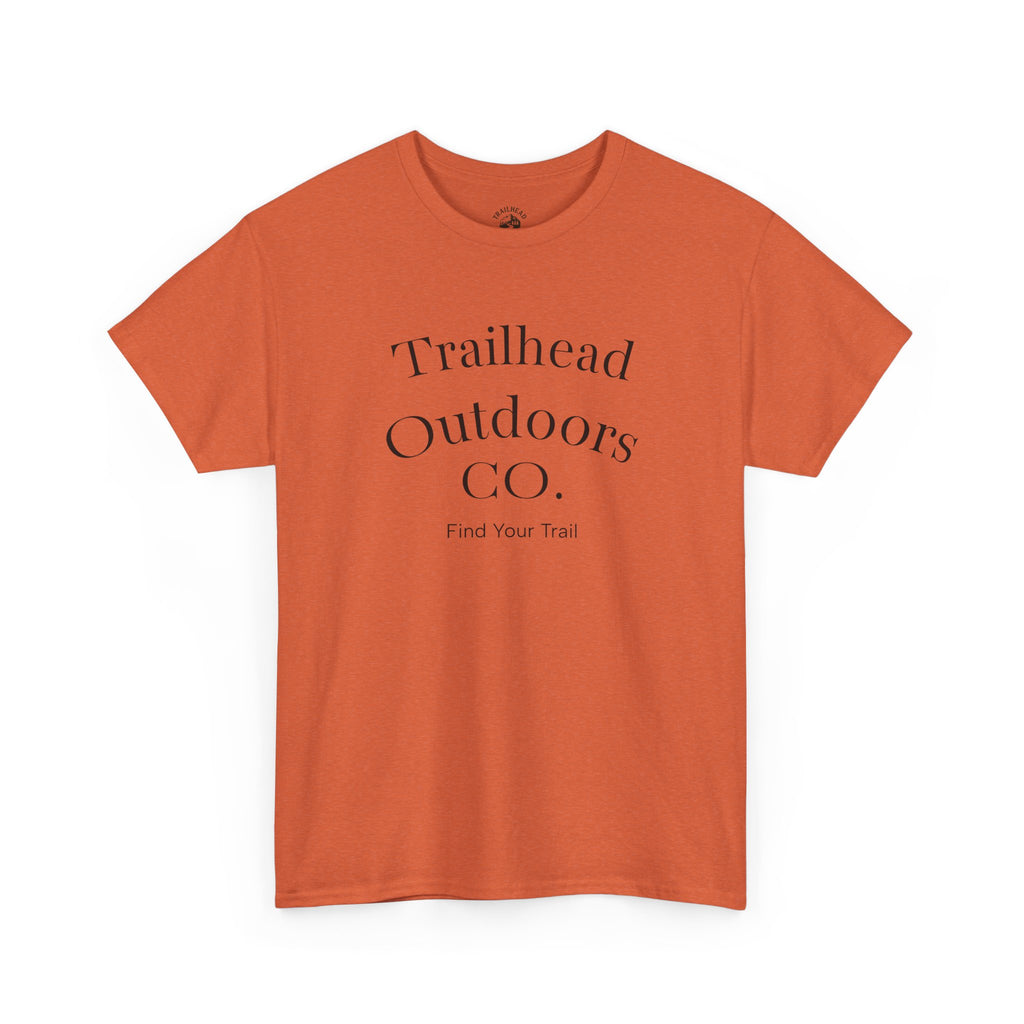 Trailhead Outdoors Co. Mountain Graphic Tee — Neutral Adventure T-Shirt for Hikers & Campers
