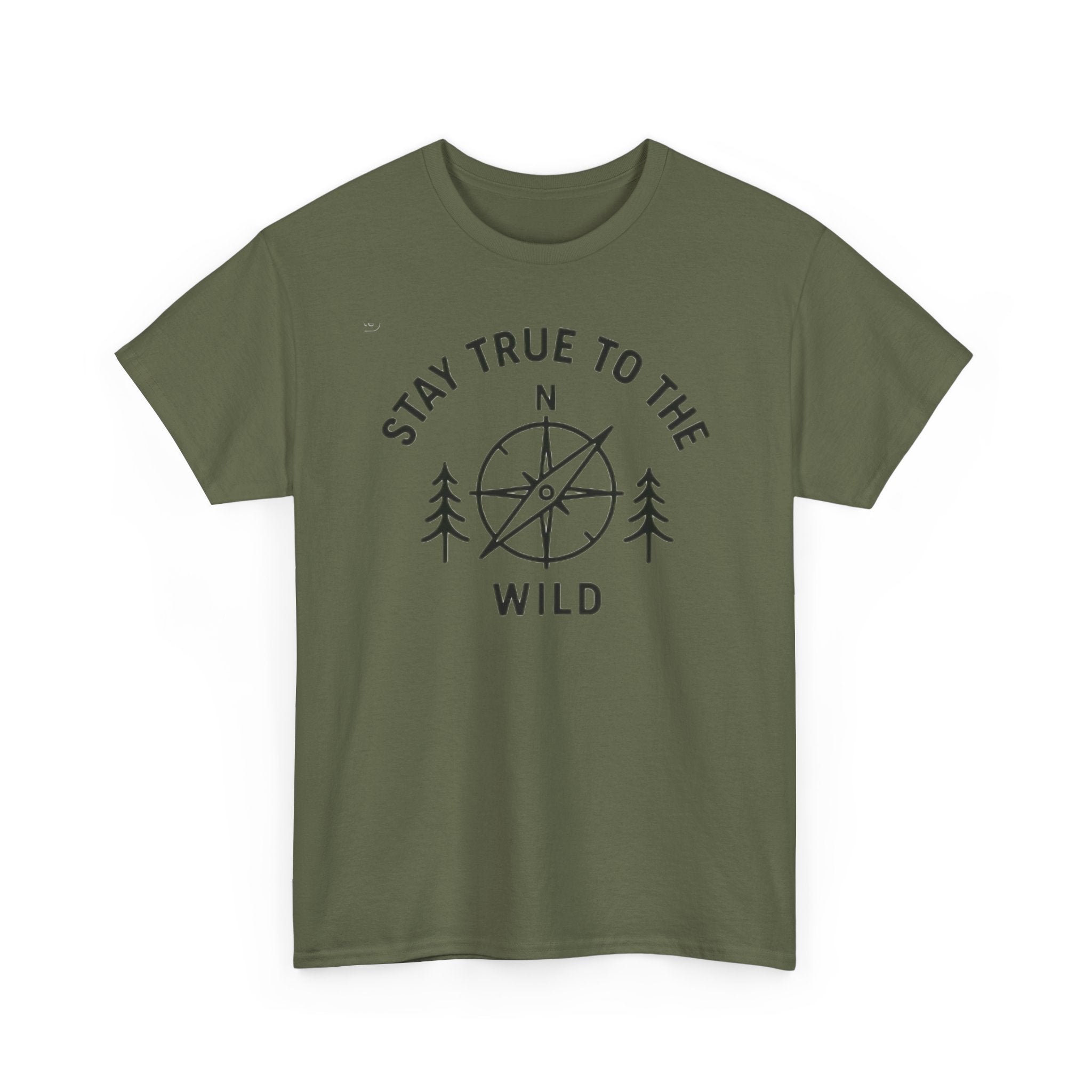 Stay True to the Wild T-Shirt — Compass & Trees Outdoor Adventure Tee