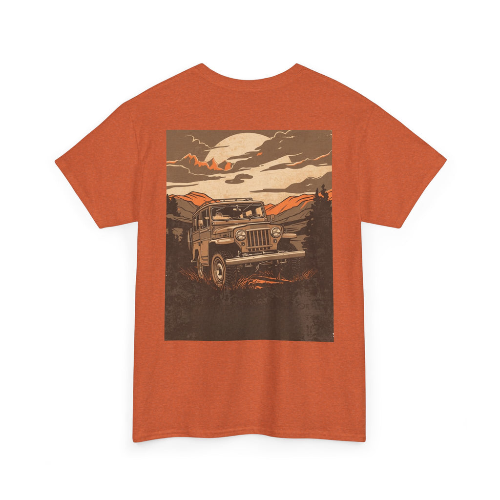 Adventure Jeep Tee — Vintage Off‑Road Sunset Graphic T-Shirt