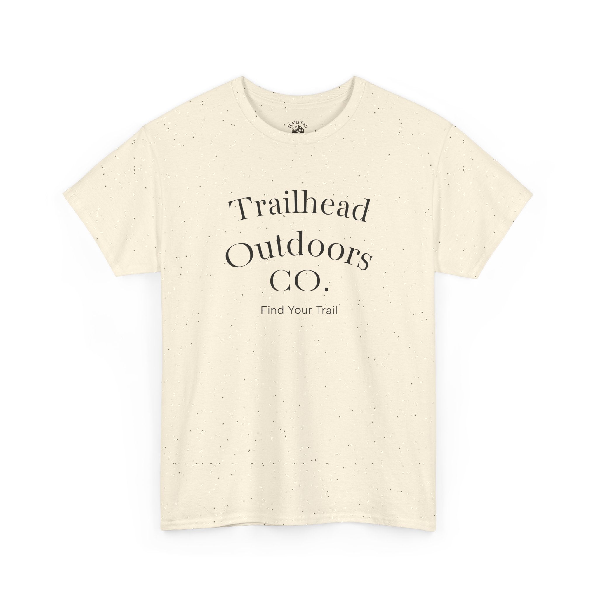 Trailhead Outdoors Co. Mountain Graphic Tee — Neutral Adventure T-Shirt for Hikers & Campers