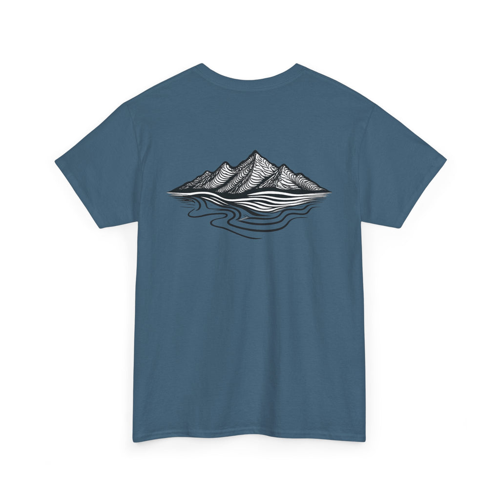 Trailhead Outdoors Co. Mountain Graphic Tee — Neutral Adventure T-Shirt for Hikers & Campers