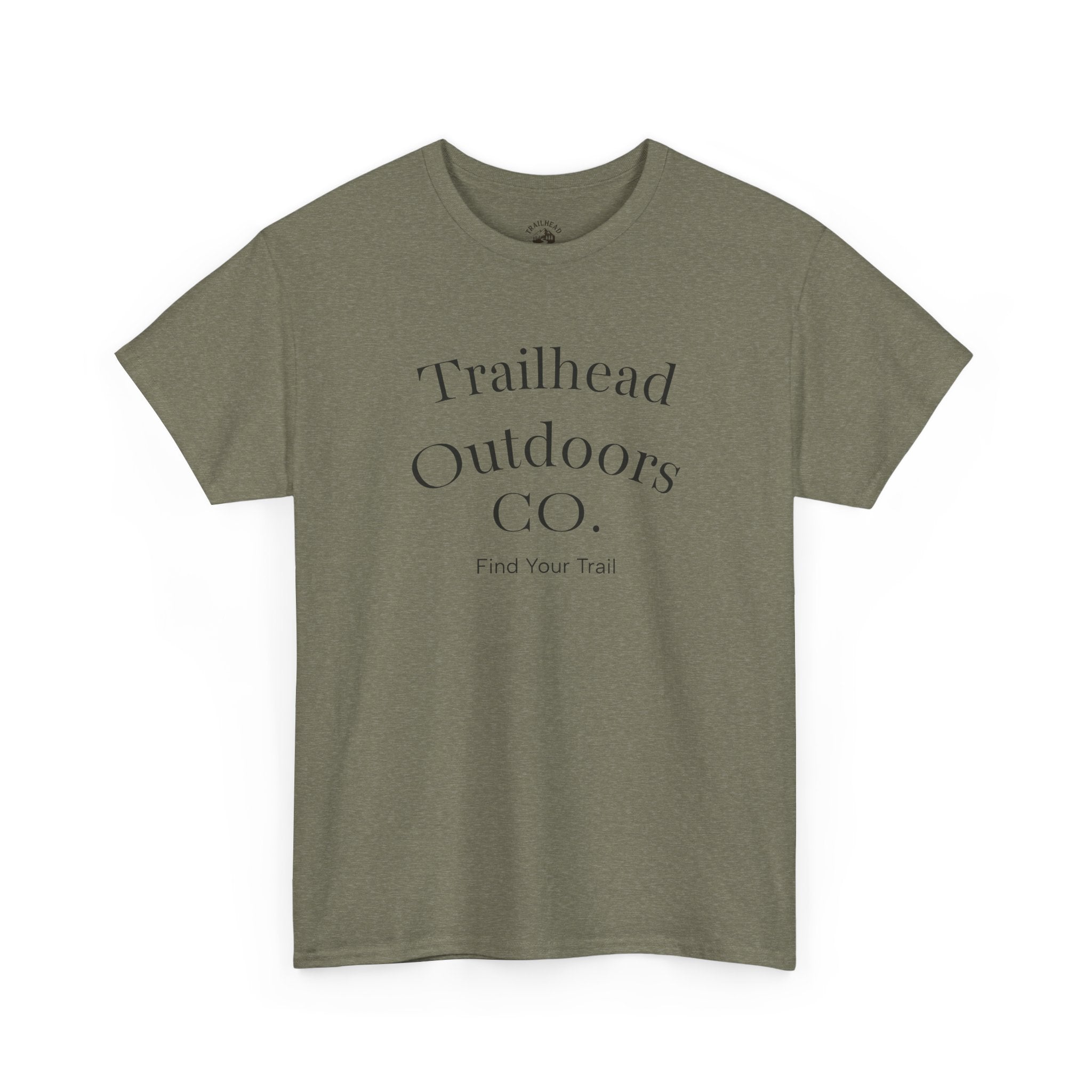 Trailhead Outdoors Co. Mountain Graphic Tee — Neutral Adventure T-Shirt for Hikers & Campers