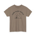 Camp, Sleep, Repeat Tent Graphic Tee — Casual Camping T‑Shirt for Outdoor Lovers
